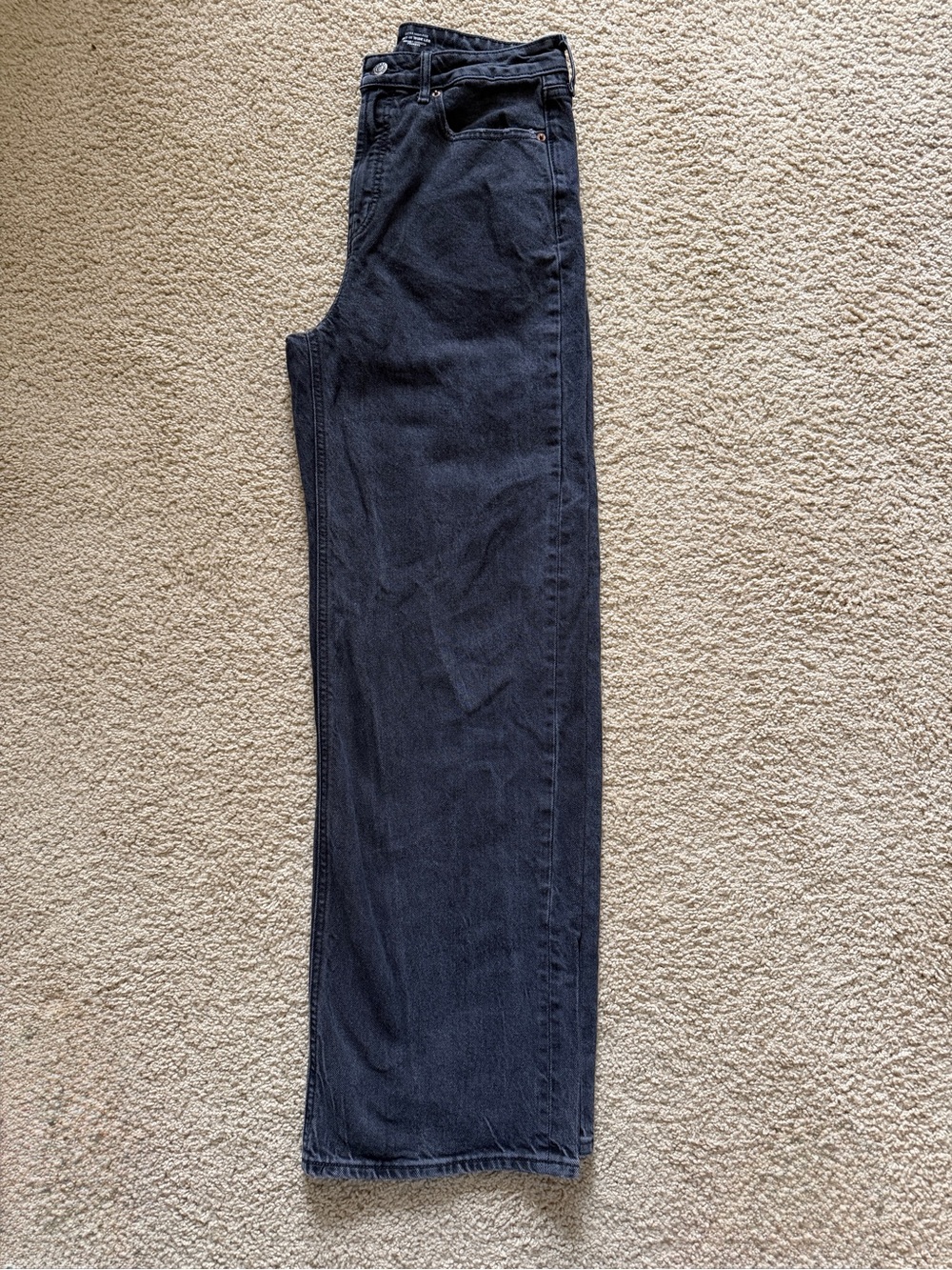 Old Navy Dark Black Wash Women's wide-Leg Jeans